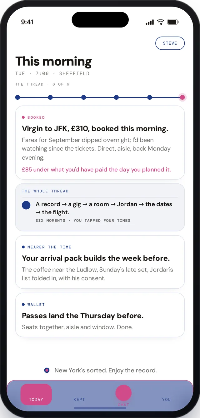 a fare being watched on a phone